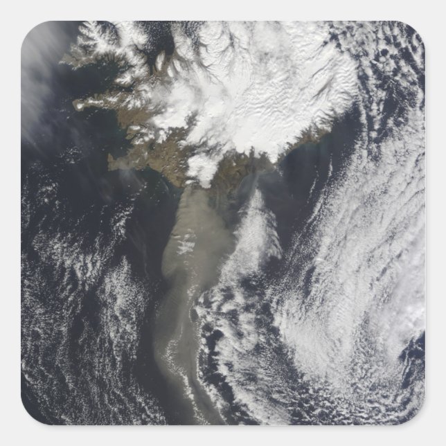 Sticker Carré Un nuage de cendres (Devant)