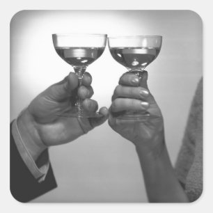 Sticker Carré Un pain grillé