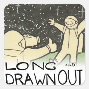 Sticker Carré Un petit pas pour l'homme ?