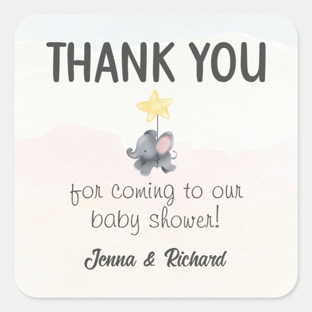 Sticker Carré Un Peu D'Arachide Se Trouve Sur Le Chemin Du Baby  (Devant)