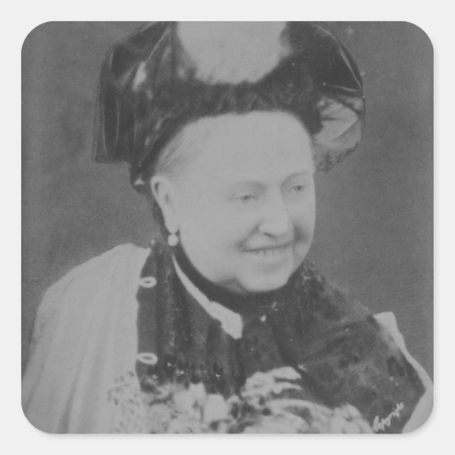 Sticker Carré Un portrait jubilé de la reine Victoria (1819-1901 (Devant)