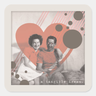 Sticker Carré un rêve tangible