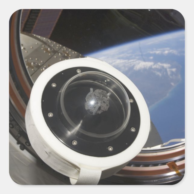 Sticker Carré Un rocher lunaire (Devant)