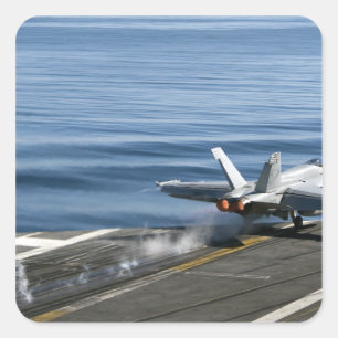 Sticker Carré Un Super Hornet F/A-18E