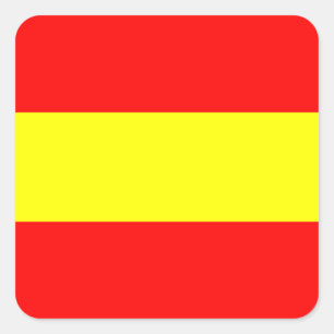 Sticker Carré un symbole de l'alphabet nautique maritime