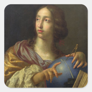 Sticker Carré Une allégorie d'astronomie