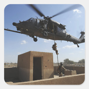 Sticker Carré Une Armée de l'Air d'USA Pararescuemen