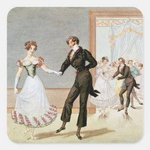 Sticker Carré Une balle