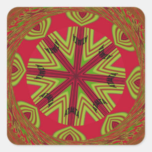 Sticker Carré Une belle Afrique Extraordinaire peut le design tr