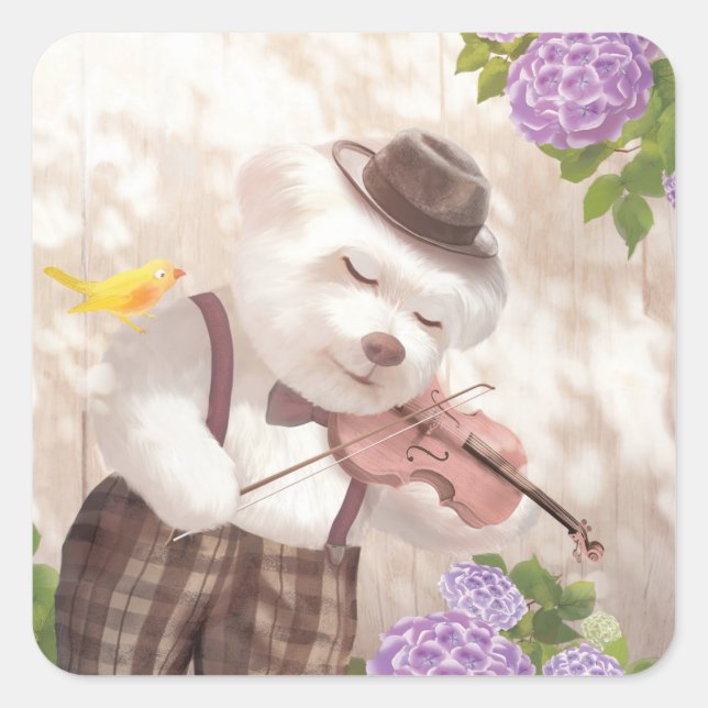 Sticker Carré Une chanson pour vous (Devant)