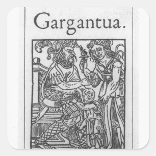 Sticker Carré Une famille de géants