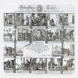 Sticker Carré Une fête pour célébrer la réforme