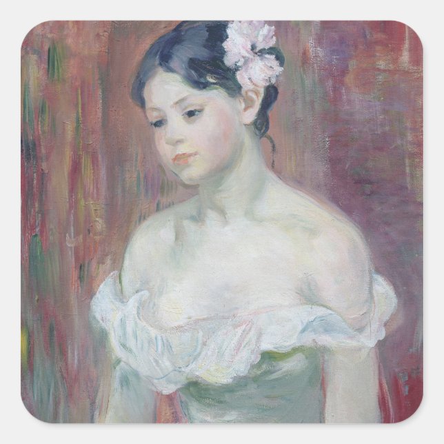 Sticker Carré Une jeune fille, 1893 (Devant)