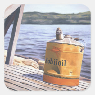 Sticker Carré Une journée au lac 1996