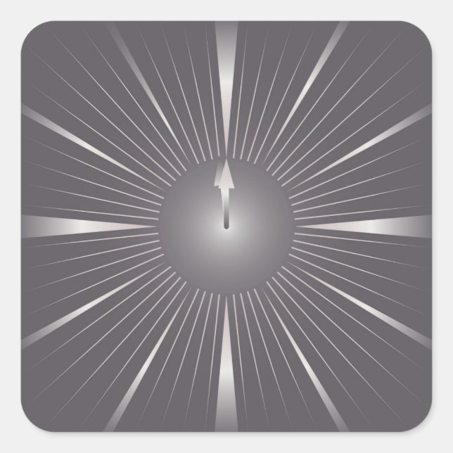 Sticker Carré une minute (Devant)