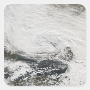 Sticker Carré Une tempête au-dessus de la mer Noire et de la mer