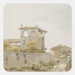 Sticker Carré Une villa italienne