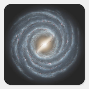 Sticker Carré Une vue de notre propre Galaxie Lactée