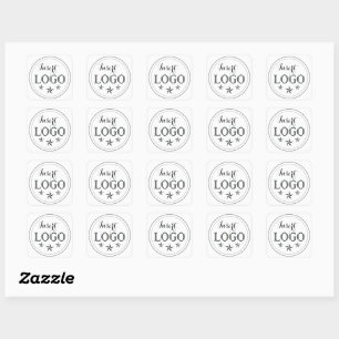 Sticker Carré unique avec logo personnalisé