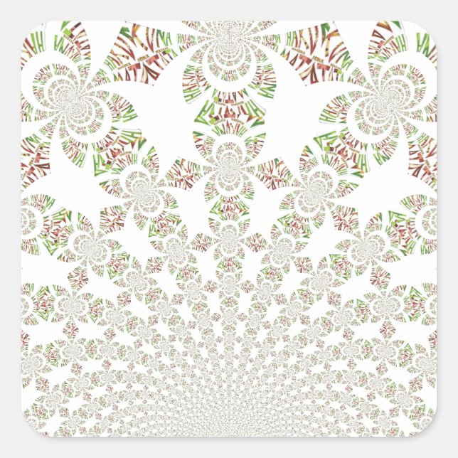 Sticker Carré Unique Hakuna Matata Design : Vibes sereines (Devant)