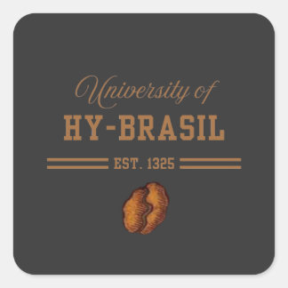 Sticker Carré University of Hy-Brasil, Est. 1325