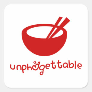 Sticker Carré Unphở gettable
