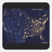 USA à la nuit, photo NASA
