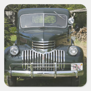 Sticker Carré USA, MASSACHUSETTS, Vignoble de Martha : Ouest 4