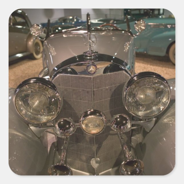 Sticker Carré USA, Nevada_Reno : National Automobile Museum 2 (Devant)