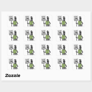 Sticker Carré Utiliser Le Passage De Zèbre