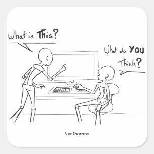 Sticker Carré UX - What do you Think - user experience design