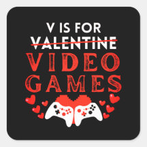 V Est Pour Jeux Vidéos Funny Valentines Joueur de 