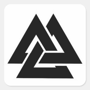 Sticker Carré Valknut
