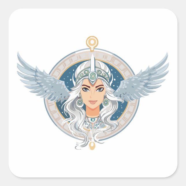 Sticker Carré Valkyrie (Devant)
