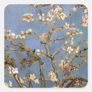 Sticker Carré Van Gogh Almond Blossom