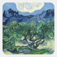 Van Gogh Les Oliviers Paysage Peinture