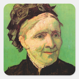 Sticker Carré Van Gogh; Portrait de la mère de l'artiste, Art an