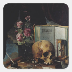 Sticker Carré Vanitas