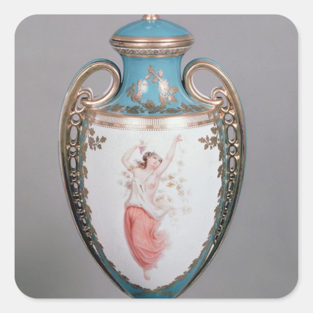 Sticker Carré Vase Minton, 1862 (Devant)