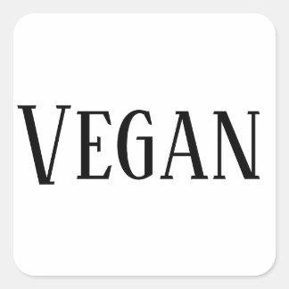 Sticker Carré Vegan