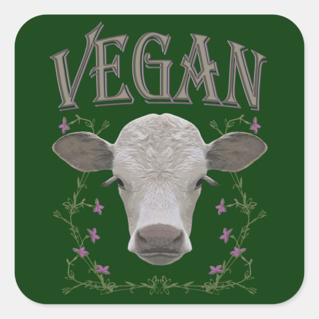 STICKER CARRÉ VEGAN - */* 25 (Devant)
