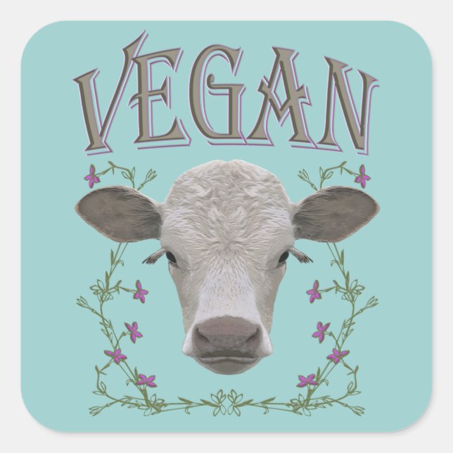 STICKER CARRÉ VEGAN - */* 3 (Devant)