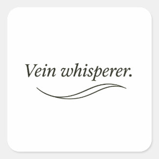 Sticker Carré Vein Whisperer