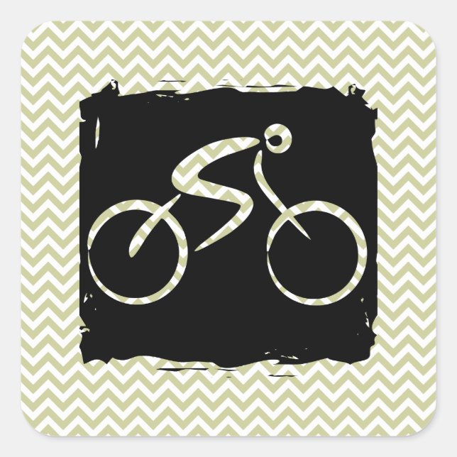 Sticker Carré Vélo (Devant)