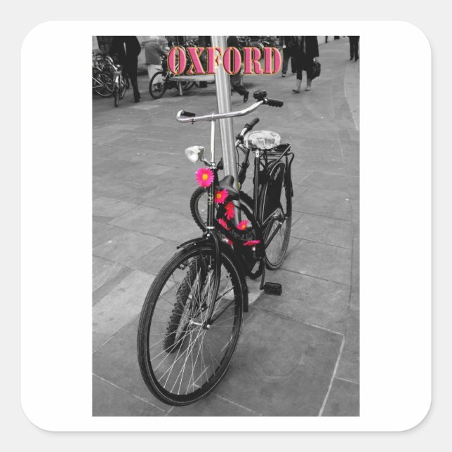 Sticker Carré Vélo Oxford (Devant)