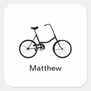 Sticker Carré Vélo personnalisé