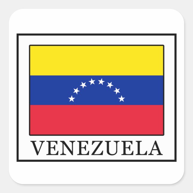 Sticker Carré Venezuela (Devant)
