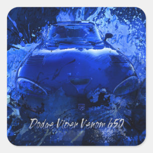 Sticker Carré Venin 650 de vipère de Dodge