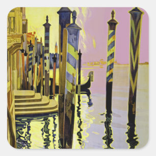 Sticker Carré Venise et le Lido