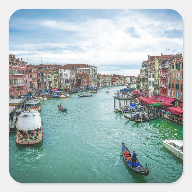 Sticker Carré Venise, Italie (Devant)